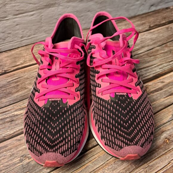 Nike Pegasus Turbo 2 hot pink and black Women's running shoes size 8 - Picture 2 of 9